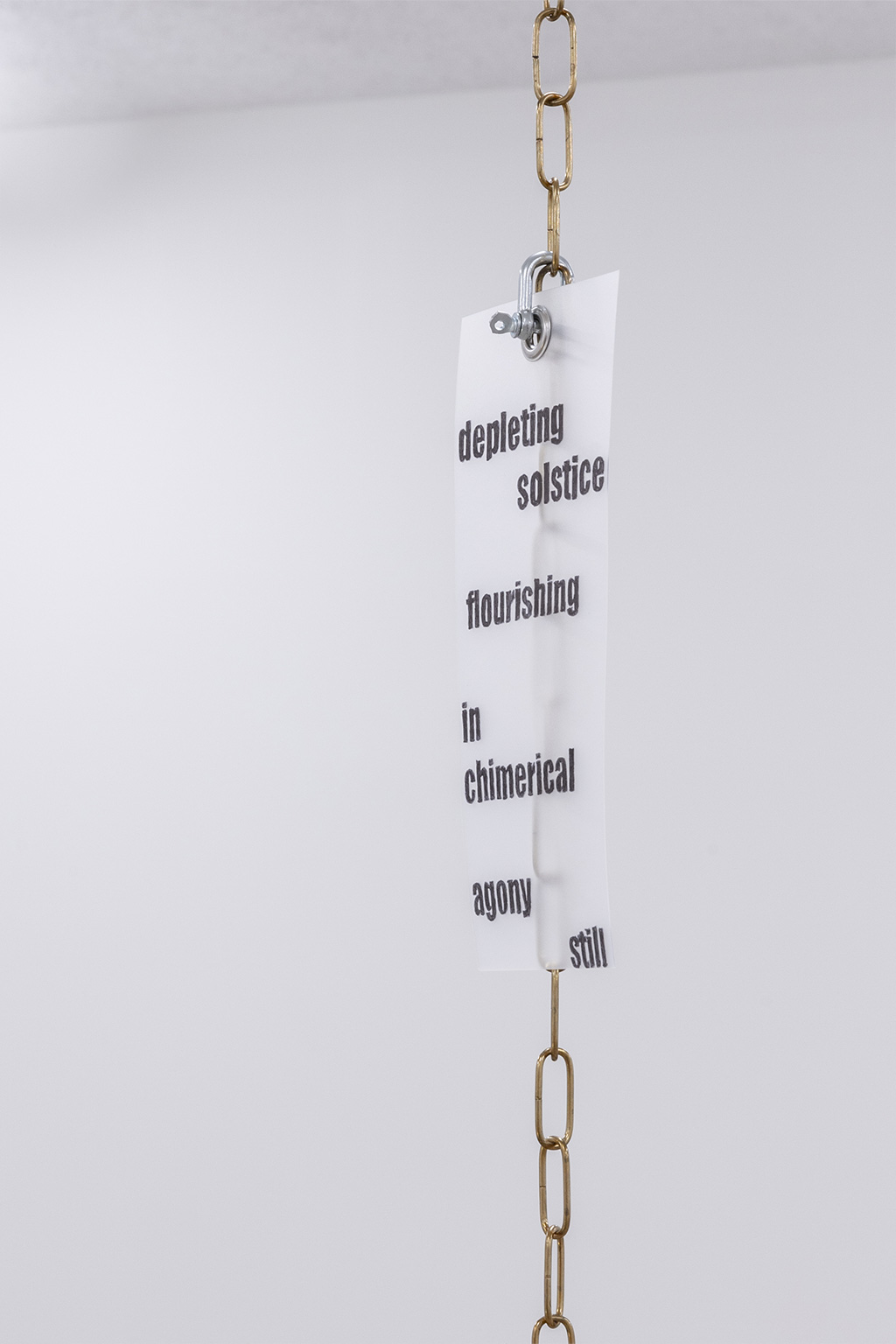 3. Exhibition View Group Show « All my loved ones like to fight; view on Nayansaku Mufwankolo, At once the dark sand and the sea, the abyss and the cliff, 2023 » at CALM – Centre d’Art La Meute, Lausanne, 2023 / Photo: Théo Dufloo / Courtesy: the artists and CALM – Centre d’Art La Meute