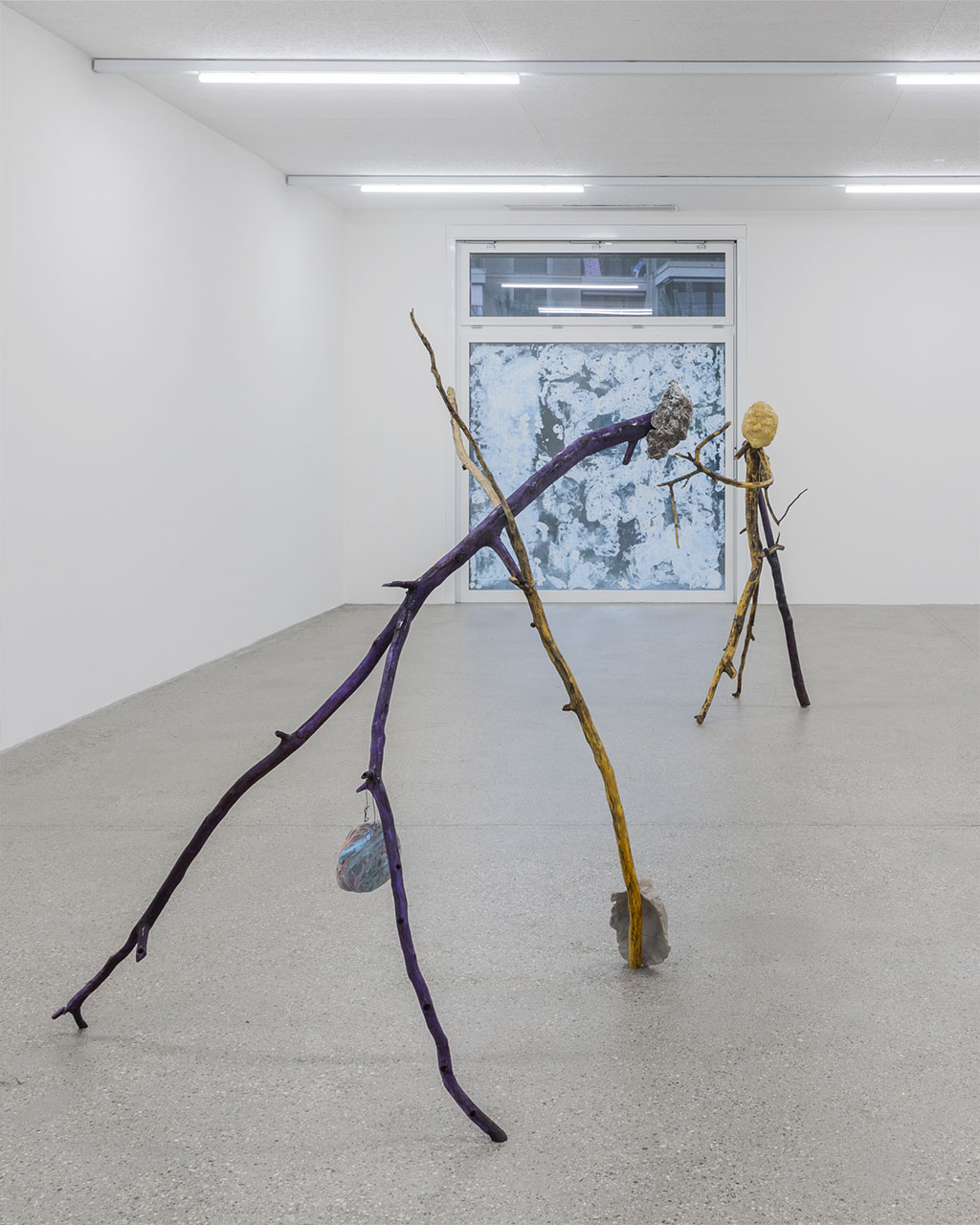 4. Exhibition View Yun Choi Solo Show « The Lounge »; view on Psychics C, 2023 at CALM – Centre d’Art La Meute, Lausanne, 2023 / Photo: Théo Dufloo / Courtesy the artist and CALM – Centre d’Art La Meute 