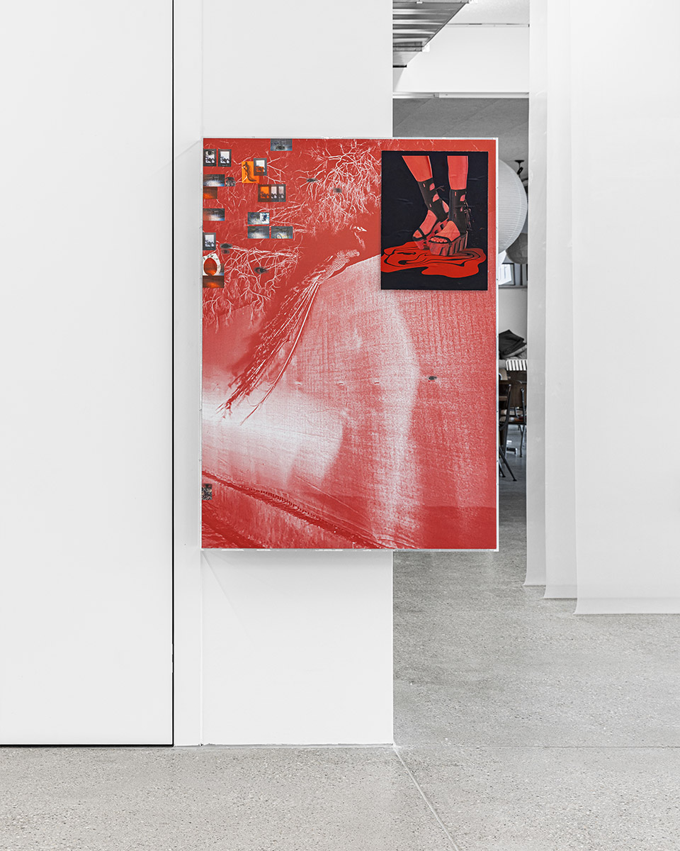 2. Vue d’exposition « Version Cue », Niels Trannois, CALM – Centre d’Art La Meute, Lausanne,
                        Suisse, 2025 / Photo: Théo Dufloo / Courtoisie de l’artiste.