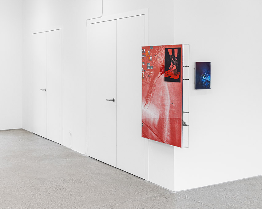 3. Vue d’exposition « Version Cue », Niels Trannois, CALM – Centre d’Art La Meute, Lausanne,
                        Suisse, 2025 / Photo: Théo Dufloo / Courtoisie de l’artiste.