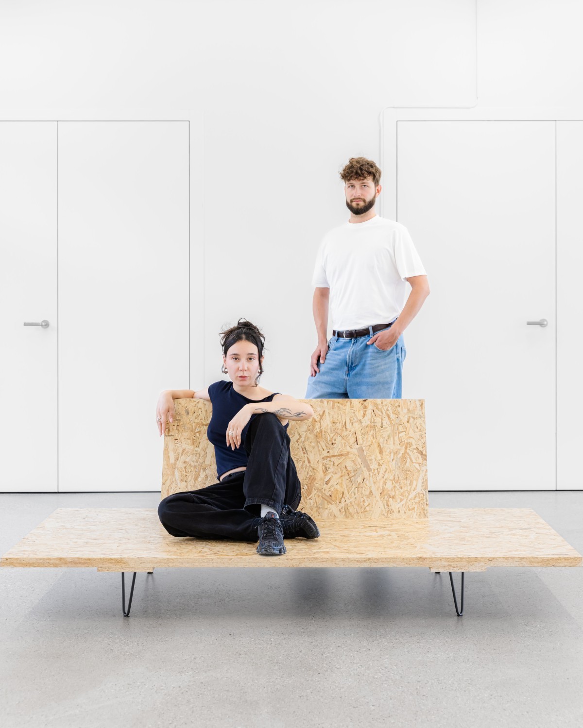 Oriane Emery & Jean-Rodolphe Petter, Co-direction exécutive et artistique 2023-2026, photo : Théo Dufloo.