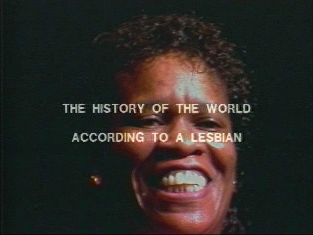 Barbara Hammer, <em>The History Of The World According To A Lesbian</em>, 1988, Courtoisie Estate of Barbara Hammer, New York; Electronic Arts Intermix (EAI), New York; et KOW, Berlin.
